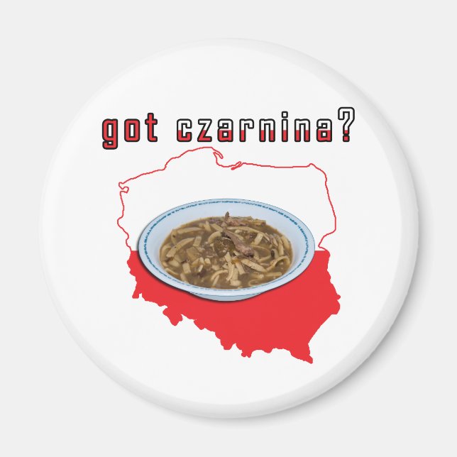 Imã Tenho um mapa polonês cznina (Frente)