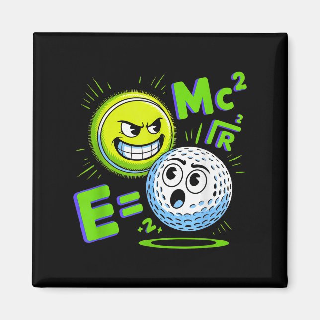 Imã Tênis Ball E Golf Ball Duo Math (Frente)