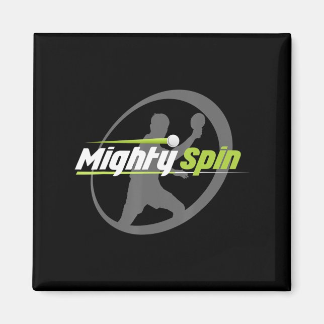 Imã Tênis de Mesa de Pinos do Ping do MightySpin (Frente)