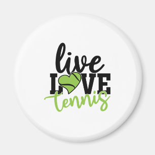 Imã Tênis Player Live Love Tênis