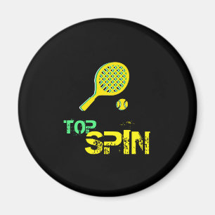 Imã Tênis Sport Pop Art, Racket Verde e Amarelo