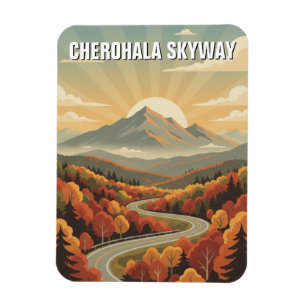 Ímã Tennessee Cherohala Skyway Souvenir