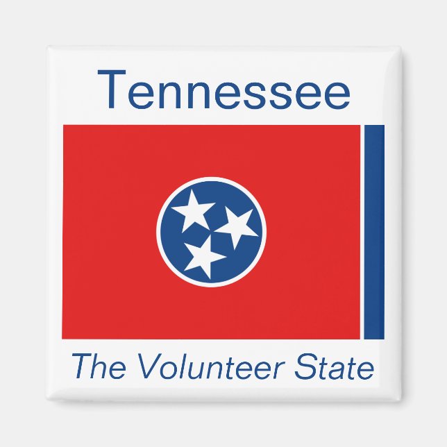 Imã Tennessee Flag Magnet (Frente)