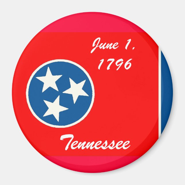 Imã Tennessee Flag Magnet (Frente)