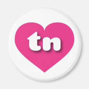 Imã Tennessee Hot Pink Heart - Amor