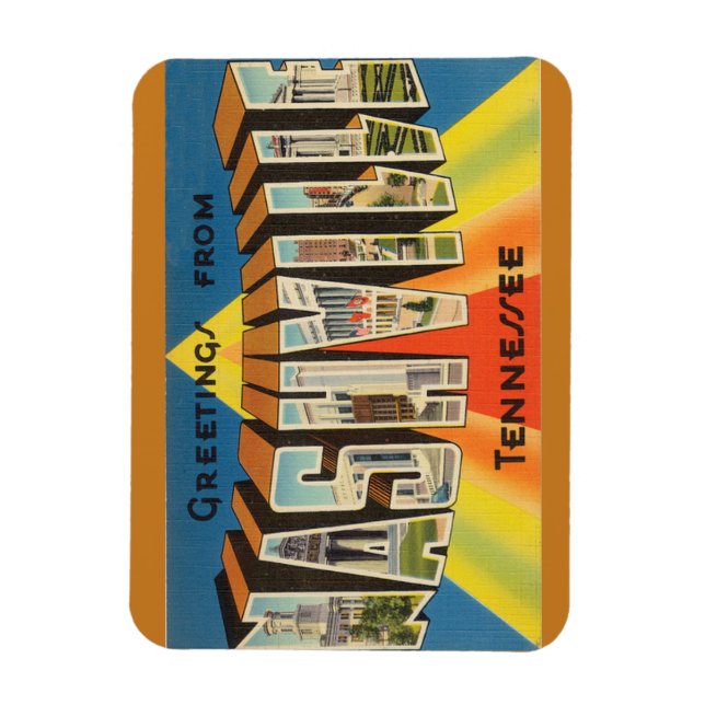 Ímã Tennessee, Nashville Magnet (Vertical)