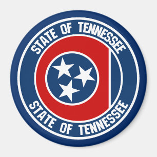 Imã Tennessee Round Emblem