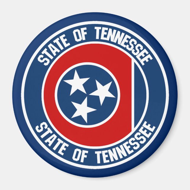 Imã Tennessee Round Emblem (Frente)