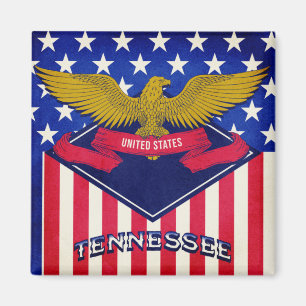 Imã Tennessee USA Flag
