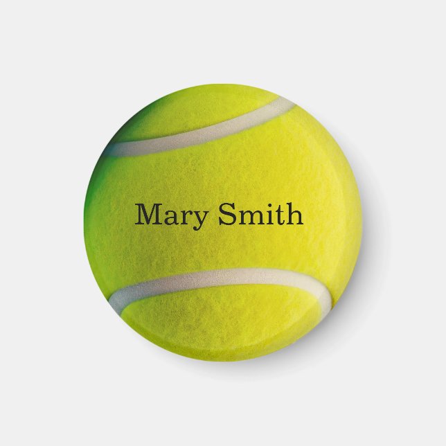 Imã Tennis ball with your name  (Frente)