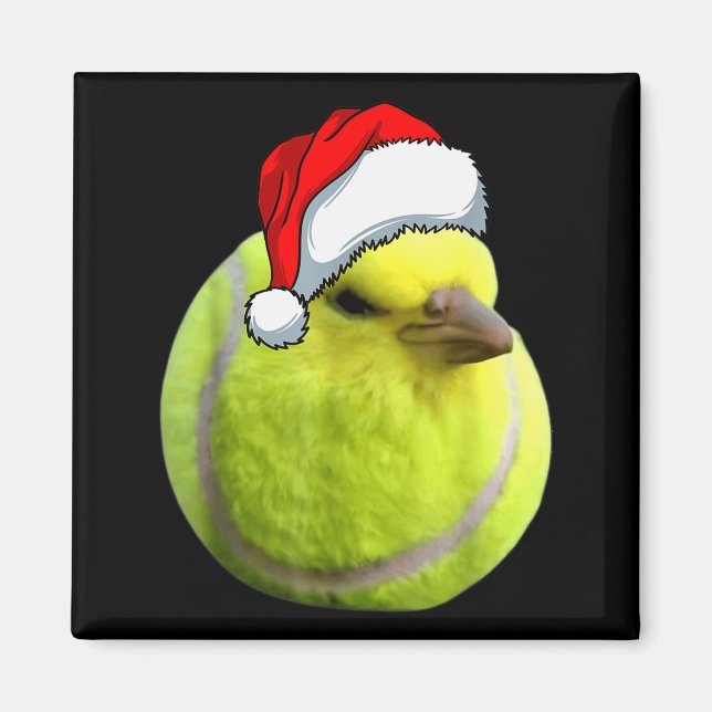 Imã Tennis Bird Ball Meme Christmas Pajamas Funny Meme (Frente)