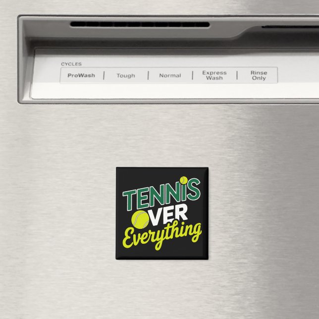 Imã Tennis Over Everything - Design Graphique tennis (In Situ (Dishwasher))