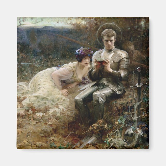 Imã Tentação de Sir Percival (Cavaleiro Medieval) (Frente)