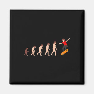 Imã Teoria Da Evolução Skate Divertido
