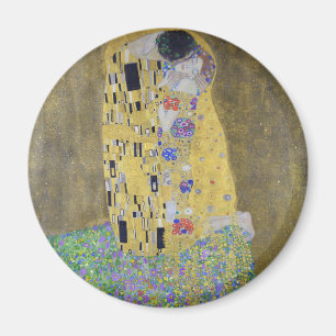 Imã Teoria do Amor: Um Beijo Dourado por Klimt