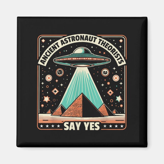 Imã Teóricos dos Astronautas Antigos Dizem Sim Alieníg (Frente)