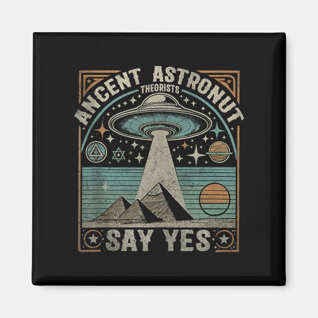 Imã Teóricos dos Astronautas Antigos Dizem Sim Ufo Con (Frente)