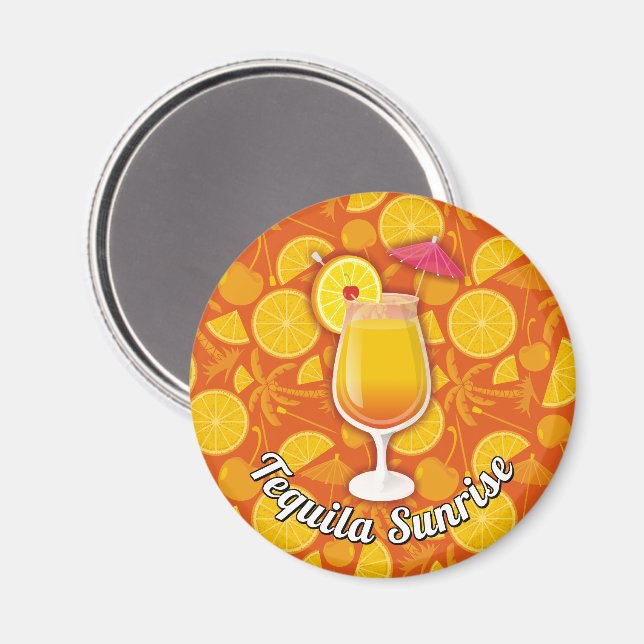 Imã Tequila Sunrise (Front/Back)