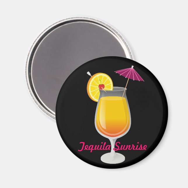 Imã Tequila Sunrise (Front/Back)