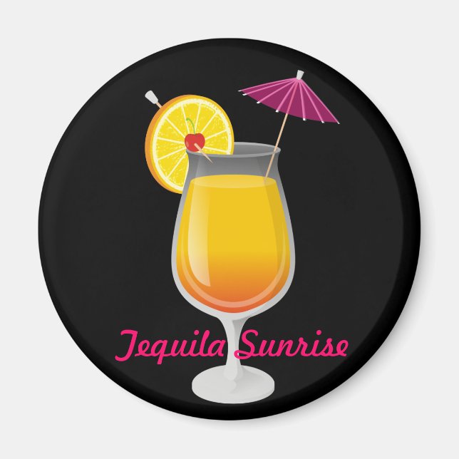 Imã Tequila Sunrise (Frente)