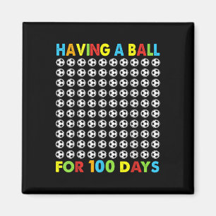Imã Ter Bola Por 100 Dias De Futebol Escolar 100º