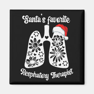 Imã Terapeuta Respiratório Favorito do Papai Noel Flor
