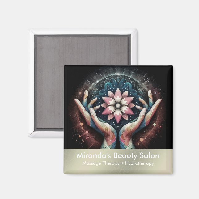 Imã Terapêutica de Massagem Terapia Mãos Energia Spa B (Front/Back)