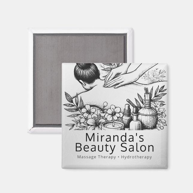 Imã Terapêutica de Massagem Terapia Mãos Energia Spa B (Front/Back)