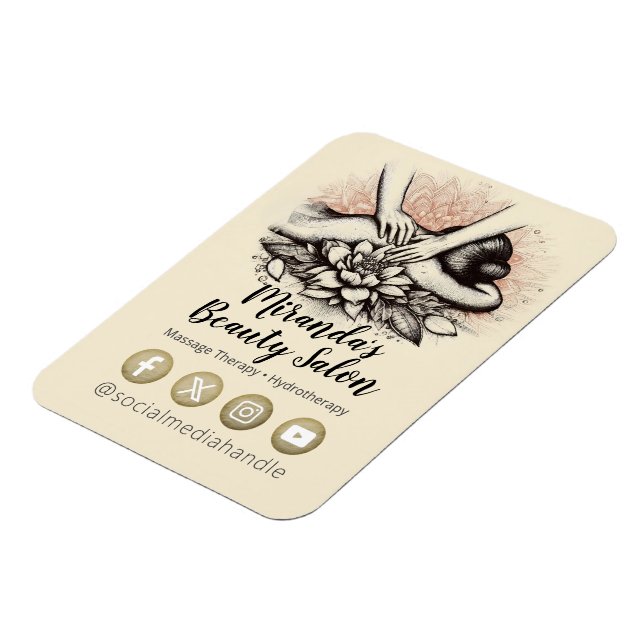 Ímã Terapêutica de Massagem Terapia Mãos Energia Spa B (Left Side)