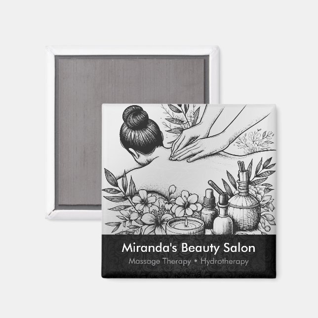 Imã Terapêutica de Massagem Terapia Mãos Energia Spa B (Front/Back)