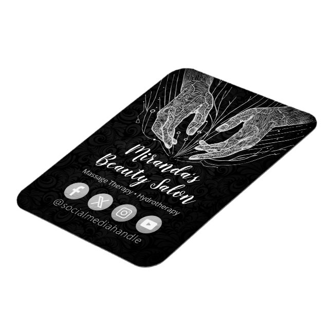 Ímã Terapêutica de Massagem Terapia Mãos Energia Spa B (Left Side)