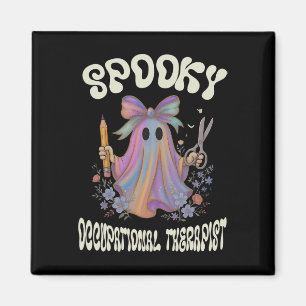 Imã Terapêutica Ocupacional Spookational Ghost Floral