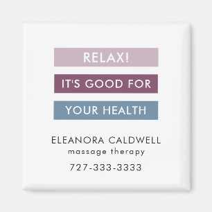 Imã Terapia de Massagem Listras Modernas Linha de Tag