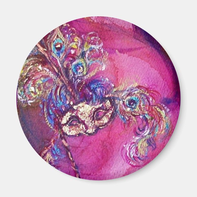 Imã TERCEIRA MÁSCARA - Mascarada veneziana (Frente)