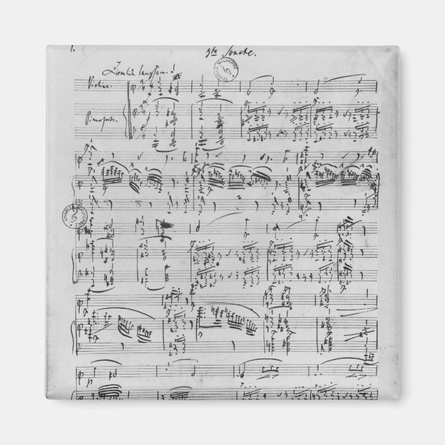 Imã Terceira Sonata para piano e violino (Frente)