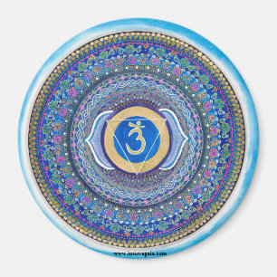Imã Terceiro Olho Chakra Mandala Magnet