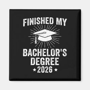 Imã Terminei Meu Grau de Chelors Graduação Premium 202