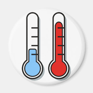 Imã Termómetro frio quente hot cold