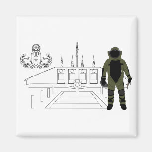 Imã Terno memorável da bomba do EOD