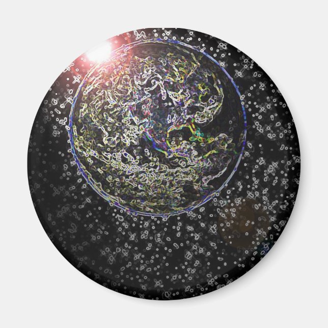 Imã terra brilhante (Frente)