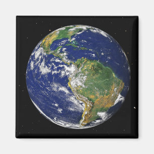 Imã Terra cheio mostrando a América do Sul 2