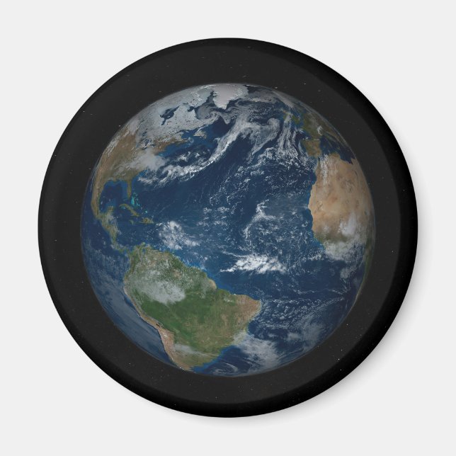 Imã Terra Com Nuvens E Gelo Marinho (Frente)