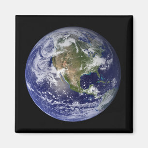 Imã Terra completa que mostra America do Norte 3