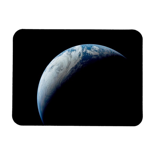 Ímã Terra Crescente Tirada Da Missão Apollo 4. (Horizontal)