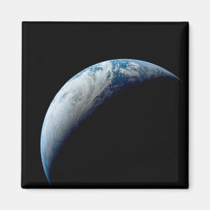Imã Terra Crescente Tirada Da Missão Apollo 4.