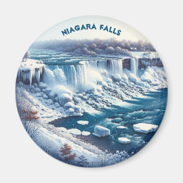 Imã Terra das Maravilhas do inverno em Niagara