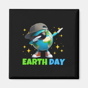 Imã Terra Feliz Dia Engraçado Dia da Terra Crianças Cr