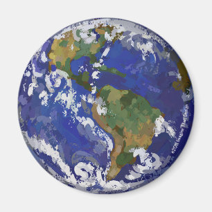 Imã Terra Magnet para o Dia da Terra