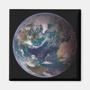 Imã Terra Marble Azul (Hemisfério Ocidental)