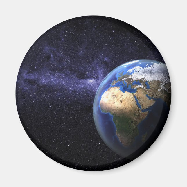 Imã Terra no espaço (Frente)